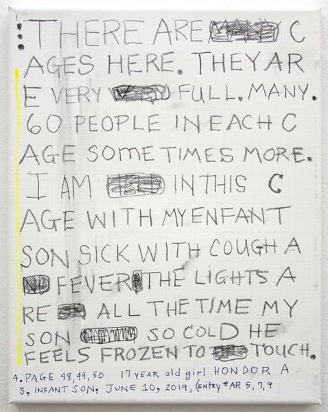 William Pope.L, Detainee Entry # AR 5, 6, 7